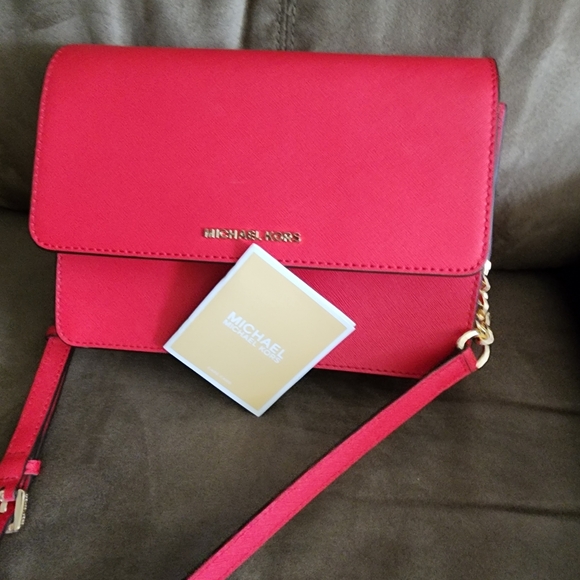 Red Michael Kors Crossbody - Picture 6 of 10
